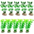 thumbnail image 1 of Plantas de acuario, plantas artificiales decoradas con peceras, envasadas en 10 piezas., 1 of 5