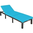 thumbnail image 1 of Patiojoy Chaise Longue d'Extérieur en Rotin avec Dossier Inclinable Réglable et Coussins, 1 of 5