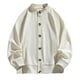 thumbnail image 1 of Kalauyu Men's Lightweight Sweatshirt Casual Long Sleeve Sweatshirts Button Down Fall Shirts, 1 of 9