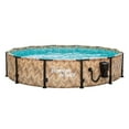 thumbnail image 1 of Summer Waves Elite 12' x 30" Round Above Ground Pool w/Pump, Light Oak, 1 of 7