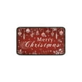 Merry Christmas Kitchen Rugs Set 2 Pieces NonSlip Kitchen Floor Rug