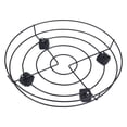 thumbnail image 1 of Flower Pot Stand with Swivel Casters Round Flower Pot Rack for Indoor Large Pots 40cm, 1 of 8