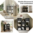 thumbnail image 3 of Cube Bookshelf Black, 9 Cube Storage Organizer Bookcase, Display Bookcase, TV Stand, for Living Room, Home Office, Bedroom, 3 of 6