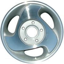 Remanufactured Machined and Painted Silver Aluminum Wheel 16 x 7 fits 1998-2001 Dodge Ram 1500