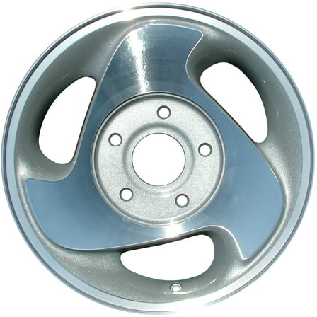 Remanufactured Machined and Painted Silver Aluminum Wheel 16 x 7 fits 1998-2001 Dodge Ram 1500