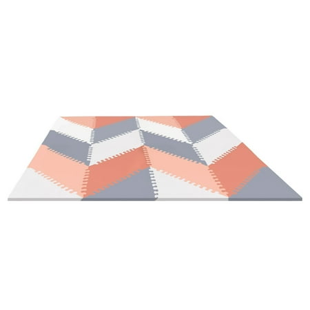 Skip Hop Playspot Playmat - GEO Playspot - Gray/Peach