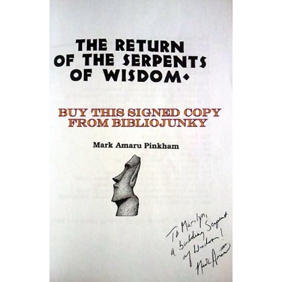 Pre-Owned RETURN OF THE SERPENTS OF WISDOM (Paperback) 0932813518 9780932813510
