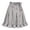 Grey, variant on Flower Girl Dress Solid Color Kids Apron Skirt Half Apron Party Girl Back to School Dress Size 3-12T