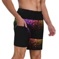 thumbnail image 3 of Haiem Colorful Sparkling Men'S Quick-Dry Swim Trunks: Comfortable Beach Shorts With Mesh Lining And Pockets - Ideal For Swimming And Sunbathing Large, 3 of 9