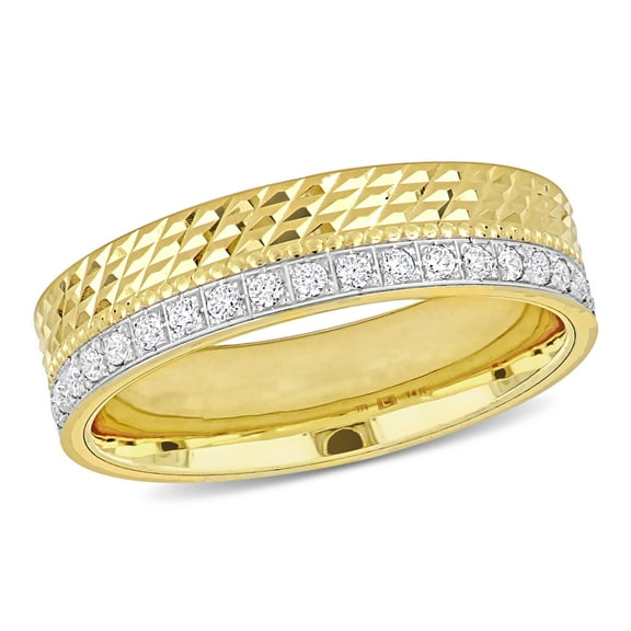Everly Women's Cubic Zirconia 14k Yellow Gold Wedding Ring