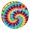 Colorful Tie Dye-1, variant on Colorful Tie Dye Wave Pattern Round Fitted Tablecloth with Elastic Edge,Dining Table Cover Waterproof,Outdoor Round Tablecloth for Camping,Dining,Indoor and Outdoor