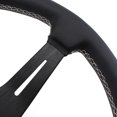 thumbnail image 4 of Car Modification Universal 15-Inch Leather Steering Wheel for Off-Road Racing, 4 of 9