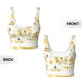 thumbnail image 5 of Lsque Farm Bee Cute Honey Printed Women'S Sports Bra, Compression, Moisture Wicking, High-Impact Sports Bra For Women,Supportive sports bra-Small, 5 of 9