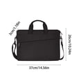 thumbnail image 3 of up to 65% Off WIZUTIZ -lightweight Laptop Bag Suitable For Many Brands And Sizes Of Notebook Computers And Can Also Hold Variety Of Small Accessories Convenient To Use Black, 3 of 5