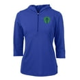 thumbnail image 2 of Women's-Cutter & Buck  Blue Seattle Sounders FC Virtue Eco Pique Recycled Half-Zip Pullover Hoodie, 2 of 3