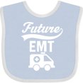 thumbnail image 3 of Inktastic Future EMT Emergency Medical Technician Boys or Girls Baby Bib, 3 of 4