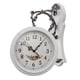 thumbnail image 2 of Reloj de pared de doble cara, relojes colgantes, reloj de pared de doble cara para el hogar y la vida. Blanco, 2 of 4
