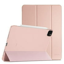ProCase iPad Pro 11 Inch Case 2022 / 2021 / 2020 / 2018, Slim Stand Hard Back Shell Smart Cover for iPad Pro 11 Inch 4th Generation 2022 / 3rd Gen 2021/ 2nd Gen 2020 / 1st Gen 2018 -Rosegold