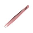 thumbnail image 1 of Rubis Pinzas inclinadas clásicas de acero inoxidable para cejas y depilación precisas 1K108 Pink Rubis Suiza Fabricación en Suiza Precisión de renombre mundial, 1 of 1