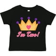 thumbnail image 3 of Inktastic Princess Crown 2nd Birthday I'm Two Girls Toddler T-Shirt, 3 of 5