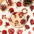 thumbnail image 3 of 56PCS Red Rose Scrapbook Stickers, Waterproof Tiny Aesthetic Self-Adhesive Vintage Scrapbooking Stickers for Junk Journal Supplies, 3 of 5