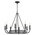 thumbnail image 2 of 8 Light Chandelier-Matte Black Finish    -Traditional Installation Crystorama Lighting Bai-A2108-Mk, 2 of 5