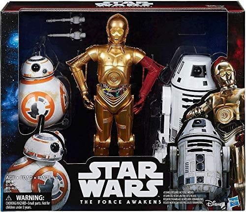 Box TRIPACK Droidi Star Wars BB8 C-3PO RO-4LO Special Collectors HASBRO B6449 