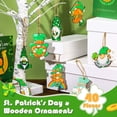 thumbnail image 6 of Junepar St. Patricks Day Decorations Wooden Shamrock Ornaments Clover Hanging Ornament Craft for Tree Shamrock 8pcs Irish Saint Patricks Day Tree Hanging Decorations #A, 6 of 8