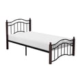 thumbnail image 2 of OakvillePark Miter Open-Frame Metal Platform Bed, Twin, Black, 2 of 4