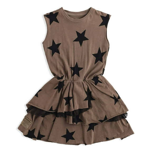 NUNUNU Layered Star Dress
