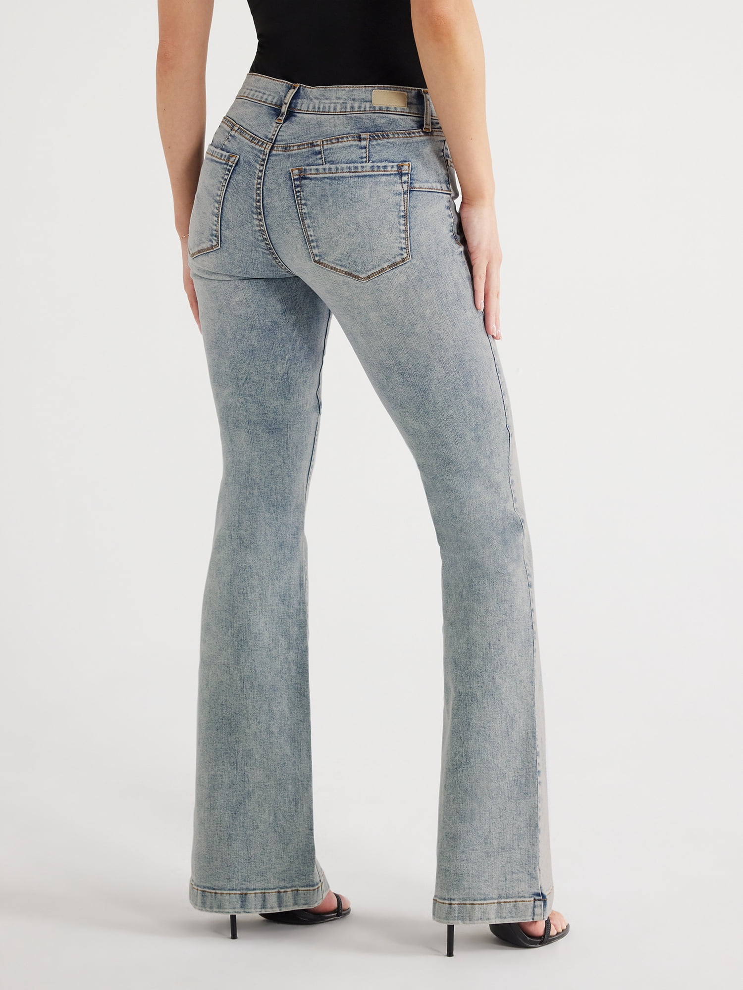 Sofia Jeans Women's Lift and Sculpt Flare Low Rise Jeans, 33.5" Inseam, Sizes 0-20