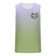 thumbnail image 4 of Camiseta sin mangas de cuello redondo para hombre, informal, a la moda, sin mangas, con estampado, cuello redondo, deportiva, de poliéster, 4 of 4
