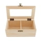 thumbnail image 3 of Joyero De De 2 Ranuras, Organizador Y Almacenamiento De Joyas: Natural, Caja De Dulces Gema Joyero De Organizador De Almacenamie Fernando Caja de joyería de madera, 3 of 7