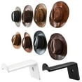 thumbnail image 4 of Shoreew 16 Pcs Cowboy Hat Hook Wall Hat Hanger Adhesive Cap Holder Cowboy Hat Organizer for Baseball Caps Western Room Decor, 4 of 7