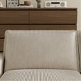 thumbnail image 3 of Modular Sectional In Beige - Deep Seat, 4 Pillows, L-shaped For Living Room, Bedroom, Apartment, Solid Wood Room Couch L-shaped, Frame Included, 3 of 6
