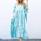 thumbnail image 3 of WILLBEST Vestidos de Mujer, Caftanes de Talla Grande para Mujer, Vestido Maxi Informal de Playa Suave con Cuello En V para Verano UnitaGrandeGrandea, 3 of 3