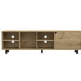 thumbnail image 3 of Tv Stand Entertainment Console Tv Cabinet Light Oak, 3 of 7