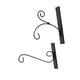 thumbnail image 3 of Barras de plantador de hierro 2pcs Soporte de pared de carga pesada Múltiple pendiente rústica de pendiente rústica ganchos de jardín de jardín para c, 3 of 8