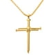 thumbnail image 1 of EeaseMX colgante de cuello en forma de cruz para hombre, gargantilla de hip hop moderna, elegante joyería para el cuello., 1 of 7