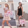 thumbnail image 6 of Large Capacity Tote Bag,Pioneer Flower Floral Print Pattern Handbag Fashion Luxury Tote Bag,15.7"x13"x 5.1" Inches,Laptop Compatible, 6 of 6