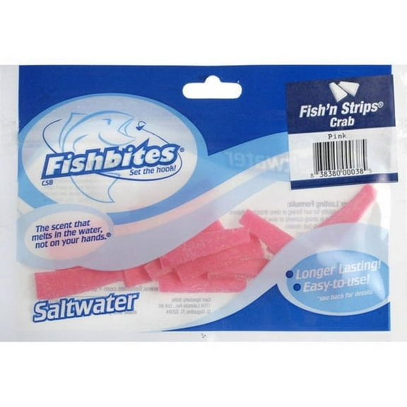 Fishbites Fish'n Strips Bait Strip - Salmon Crab
