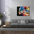 thumbnail image 3 of Epic Graffiti 'In Thought' by Epic Portfolio, Giclee Canvas Wall Art, 54"x40", 3 of 8