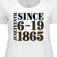 thumbnail image 4 of Inktastic Juneteenth Since 6-19-1865 Women's Plus Size T-Shirt, 4 of 5