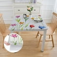 thumbnail image 2 of BANET Flower , Effect , Rectangular Table Cover for Dining Room Kitchen Decor white, 2 of 8
