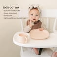 thumbnail image 2 of Baberos Konssy Muslin para bebés, paquete de 10 unidades, 100% algodón, unisex, 0-36 m, 2 of 7