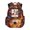 Fiery Lava Soccer Ball, variant on FUIALDOLG Multi-Pocket Bookbag for Elementary School Travel, 600D Polyester Breathable Boys Backpack, Cat Floral Pattern