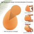 thumbnail image 2 of Foundation Sponge, Paw Paw Makeup Blending Beauty Sponge, Makeup Sponge Use for Cream, Liquid Makeup and Powder Foundation (3 Pcs, Orange), 2 of 5