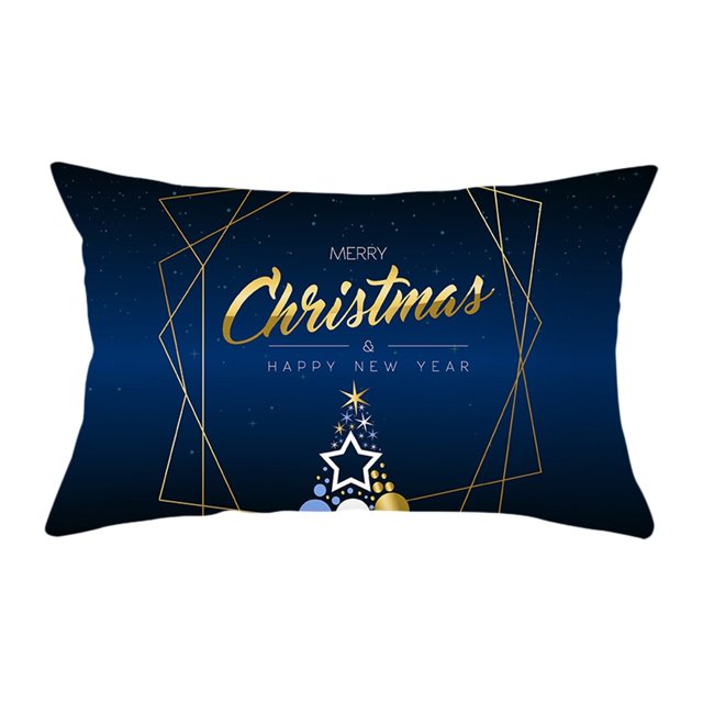 asddcavvf Blue Christmas Velvet Printed Lumbar Pillow Covers and Sofa Cushion Covers Size Silk Pillowcases Silk Hair Pillowcase Silk Pillowcase for Kids