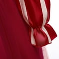thumbnail image 6 of Girls Princess Dress Tulle Striped Long Sleeve Christmas Birthday Wedding Party Gown, 6 of 7