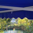 thumbnail image 2 of ALEKO AW13X10BLUE30 Retractable Patio 13' x 10' Awning Canopy,  Blue Color, 2 of 11